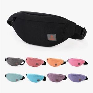 Tinyat Small grey Fanny Pack, waist bag, sling bag, super lightweight